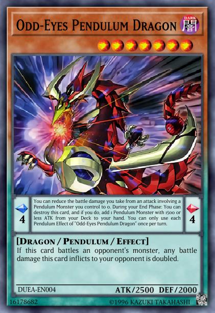 Odd-Eyes Pendulum Dragon Yu-Gi-Oh Card, Art 2