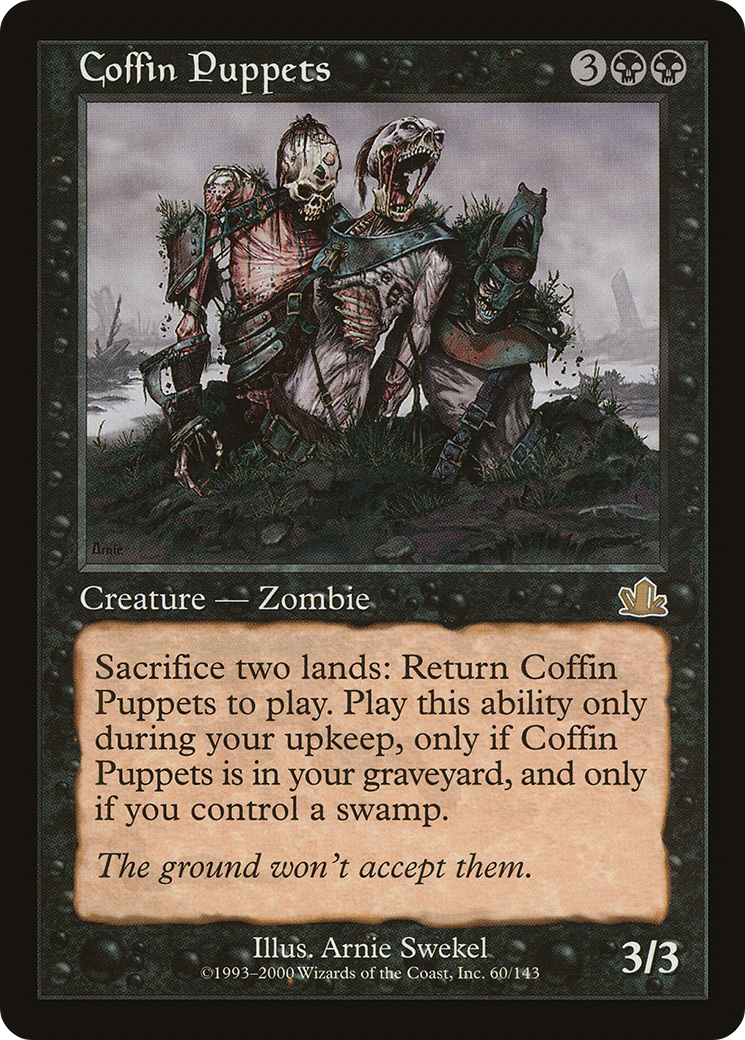 Coffin Puppets Card Image