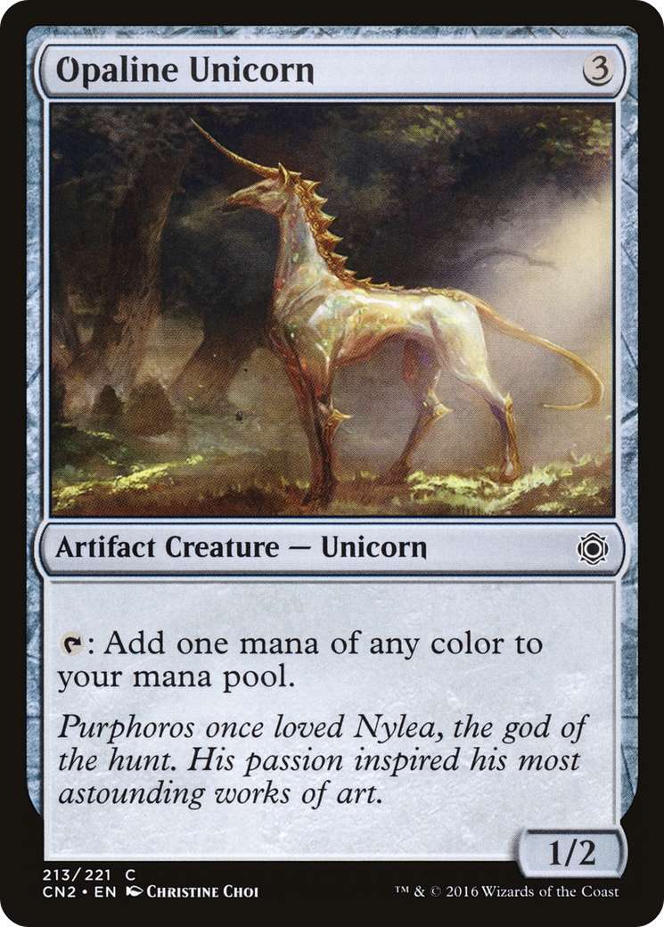 Opaline Unicorn Card Image