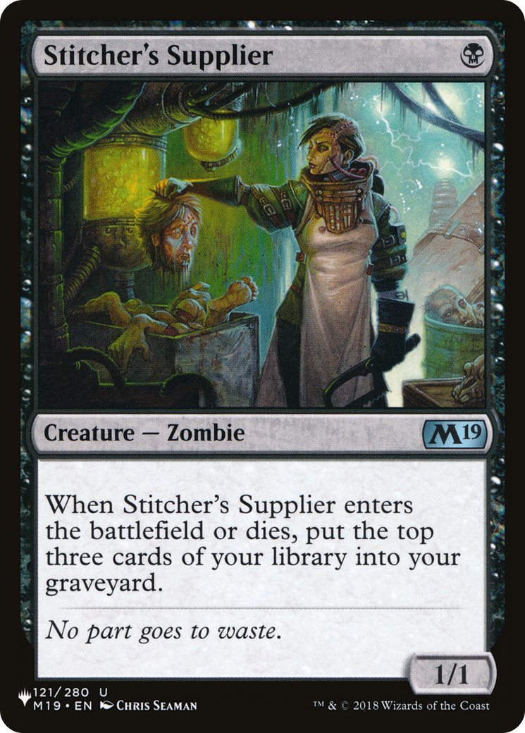 Stitcher's Supplier Card Image