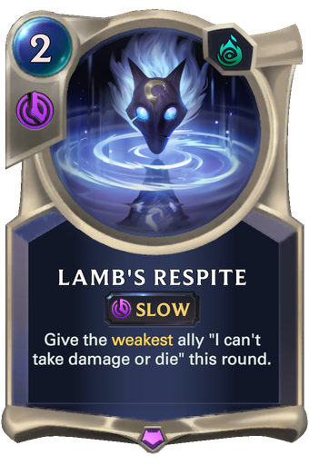 Lamb's Respite Card Image