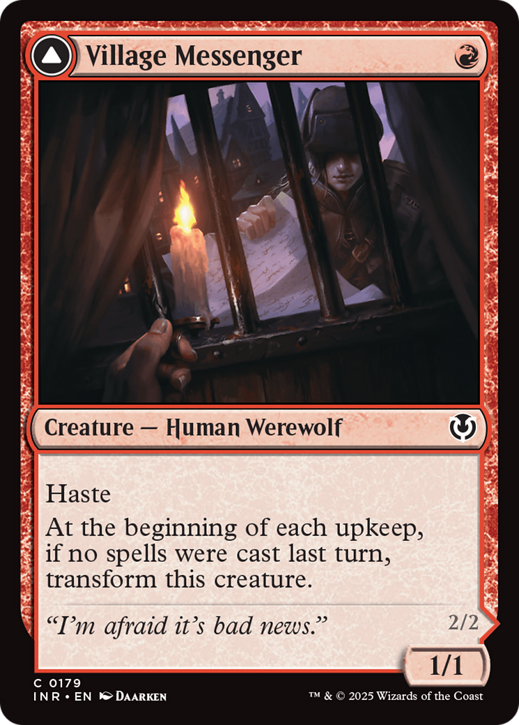 Village Messenger // Moonrise Intruder Card Image