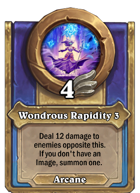 Wondrous Rapidity 3 Card Image