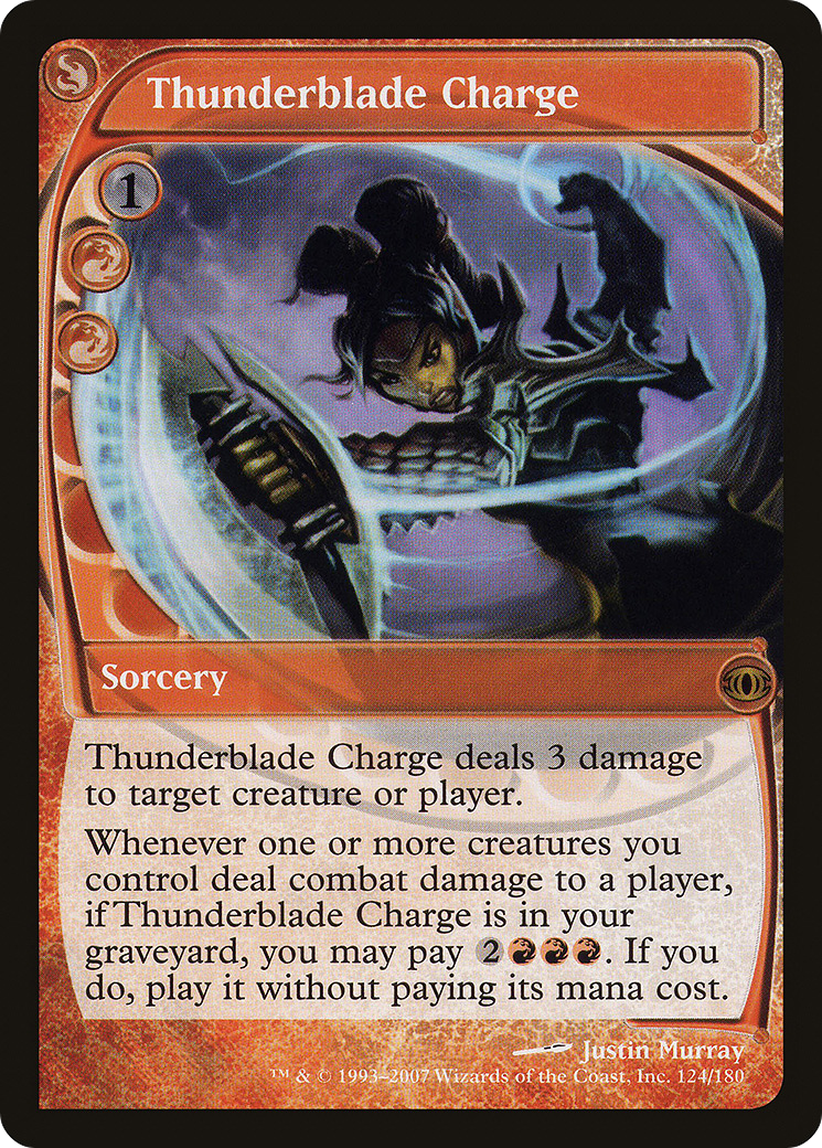 Thunderblade Charge Card Image