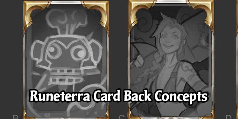 Legends of Runeterra Concept Art Spotlight - Card Backs