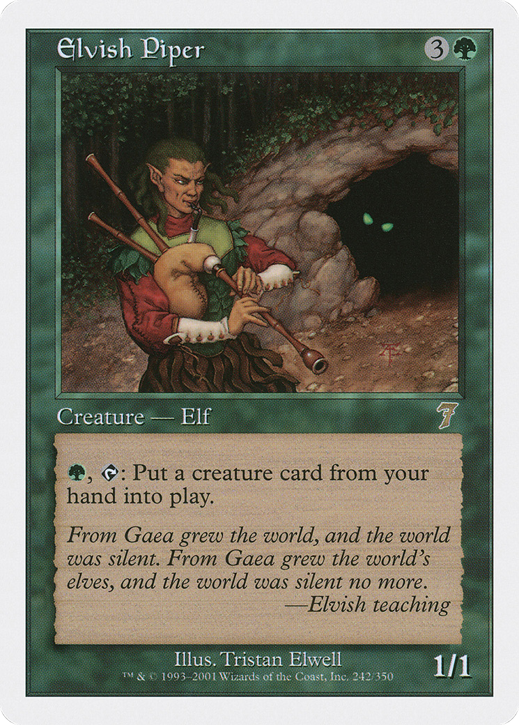 Elvish Piper Card Image