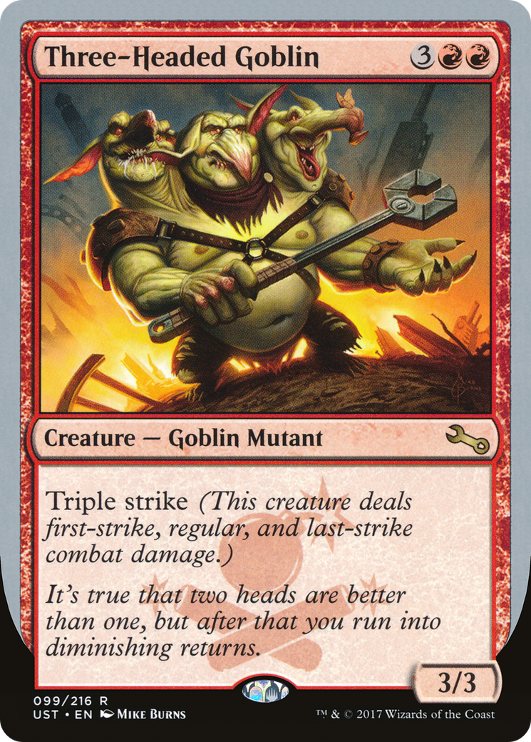 Three-Headed Goblin Card Image