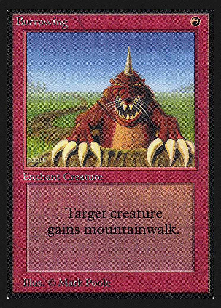 Burrowing Card Image