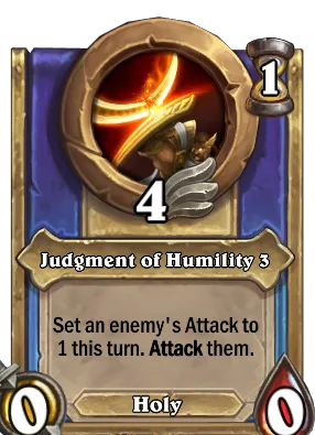 Judgment of Humility 3 Card Image