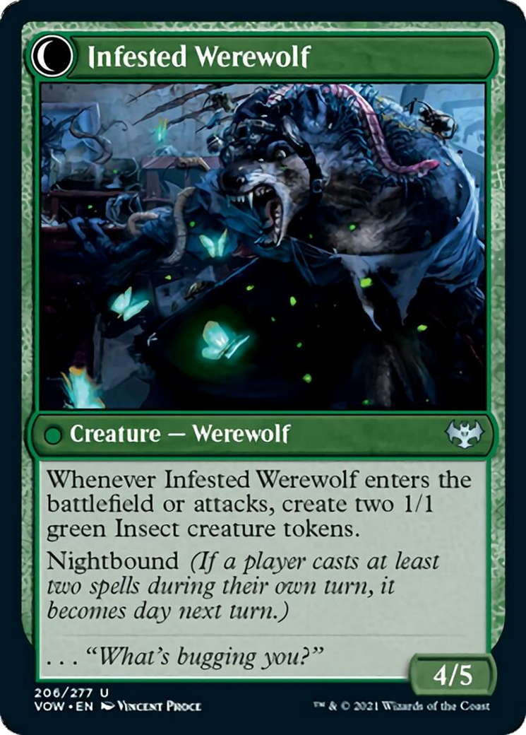 Infestation Expert // Infested Werewolf Card Image