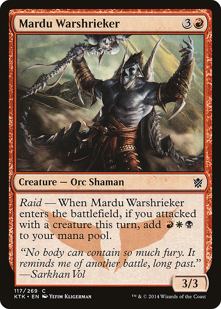 Mardu Warshrieker Card Image