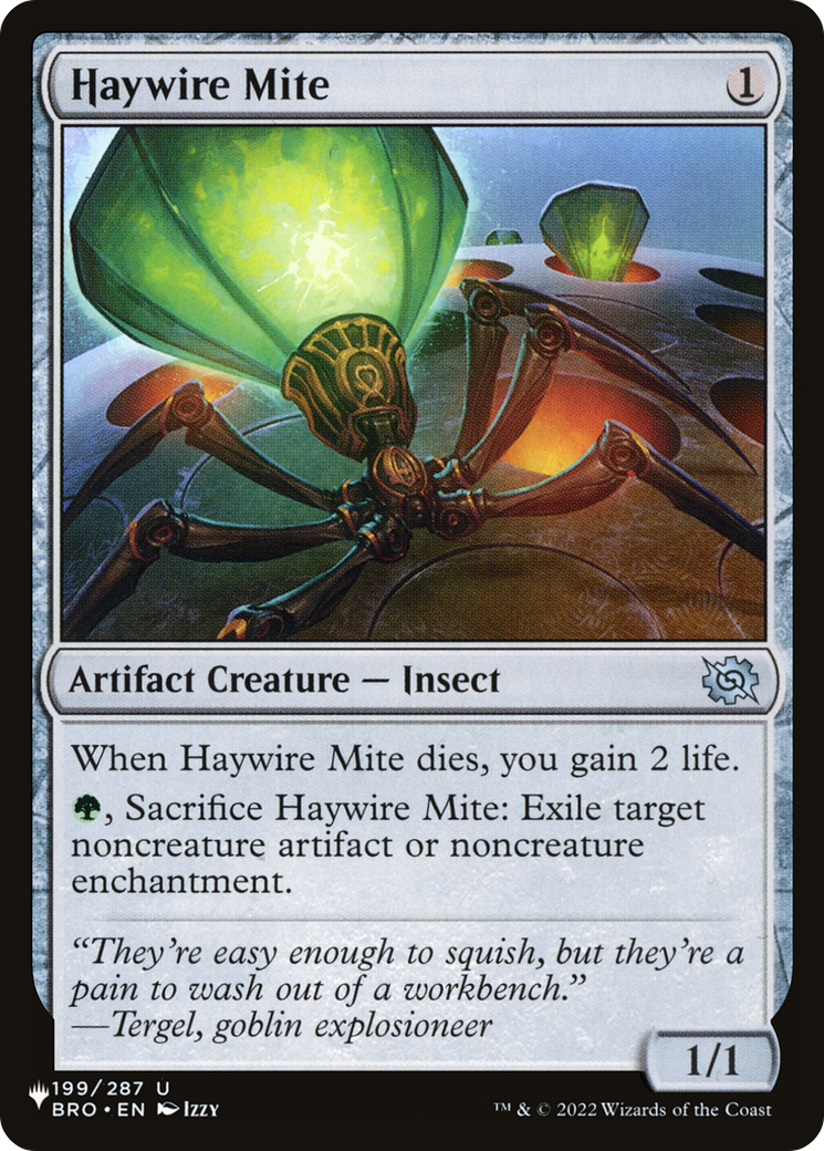 Haywire Mite Card Image