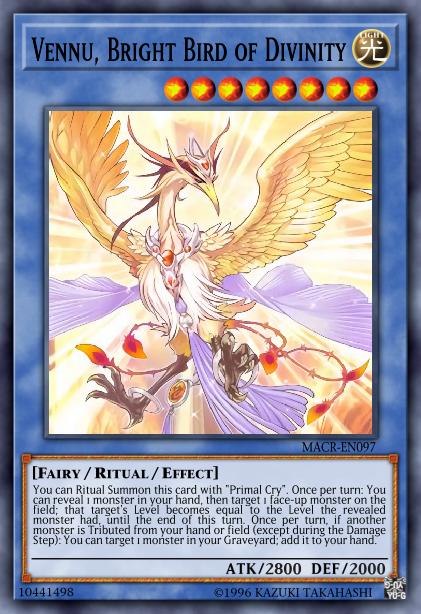 Vennu, Bright Bird of Divinity Card Image