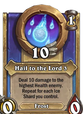 Hail to the Lord 3 Card Image