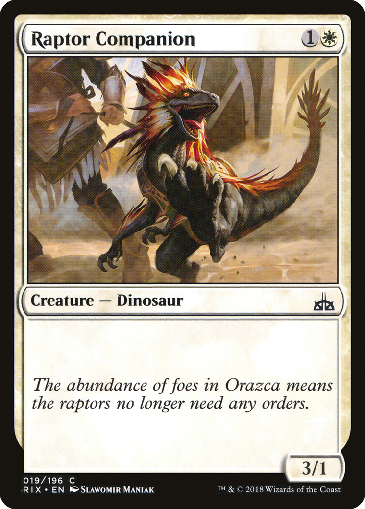 Raptor Companion Card Image