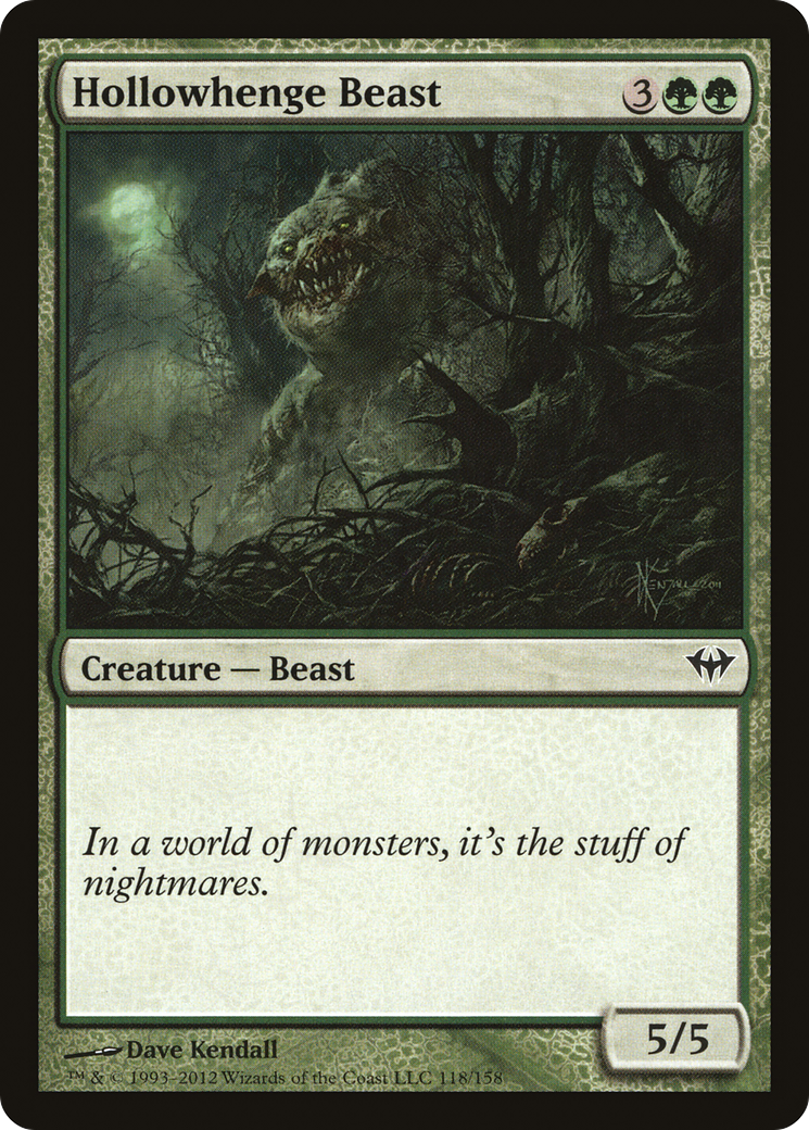 Hollowhenge Beast Card Image