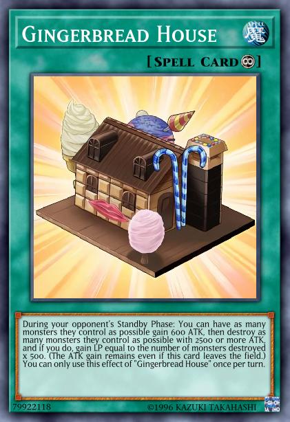 Gingerbread House Card Image