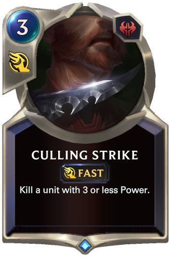Culling Strike Card Image