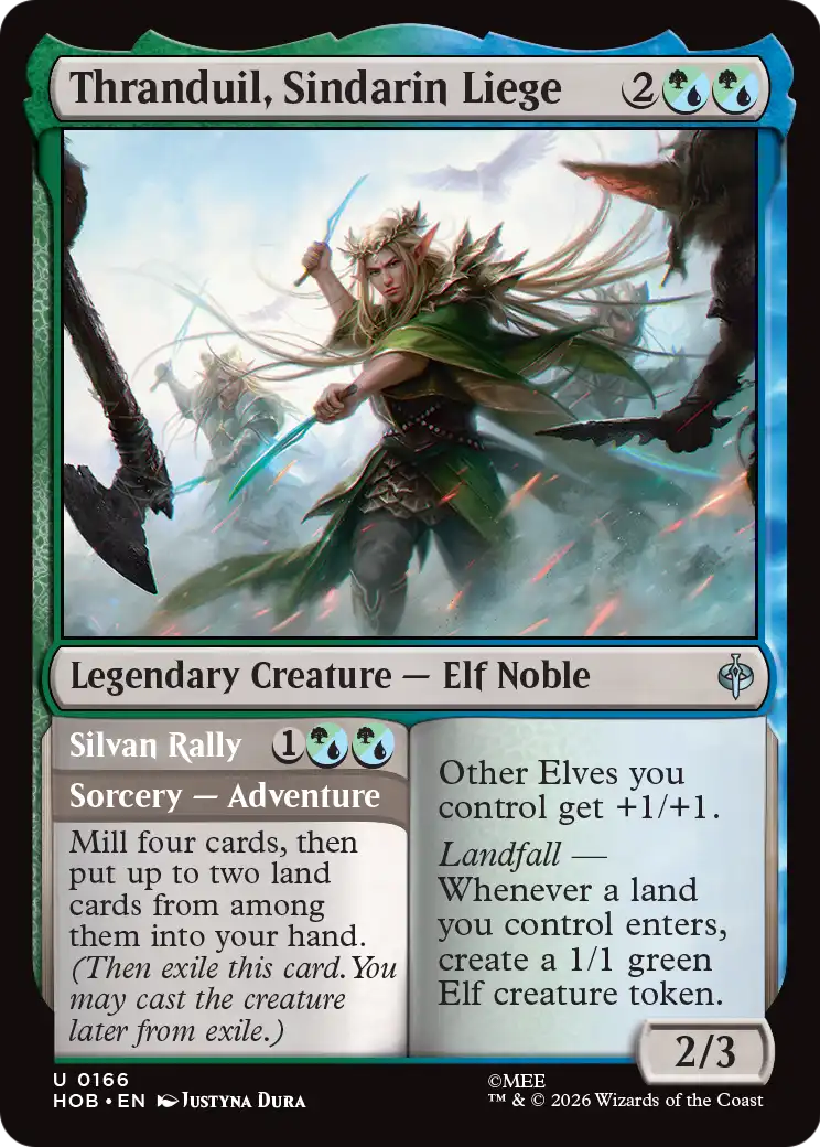 Silvan Rally Magic: The Gathering card