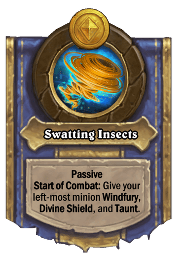 Swatting Insects Card Image