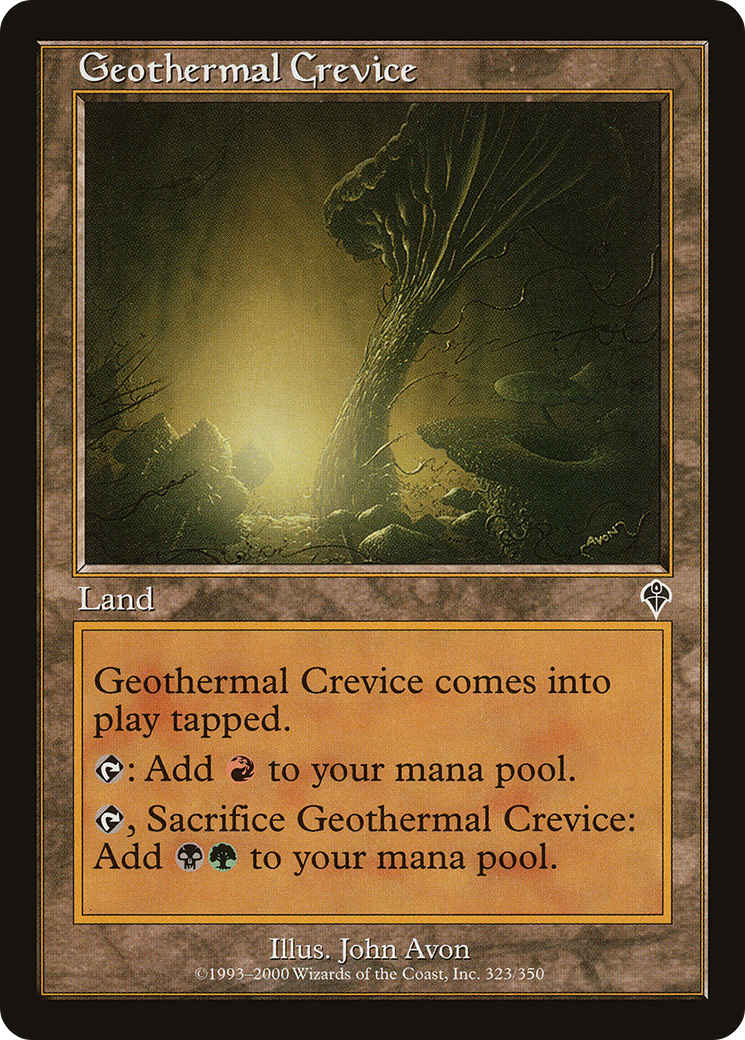 Geothermal Crevice Card Image