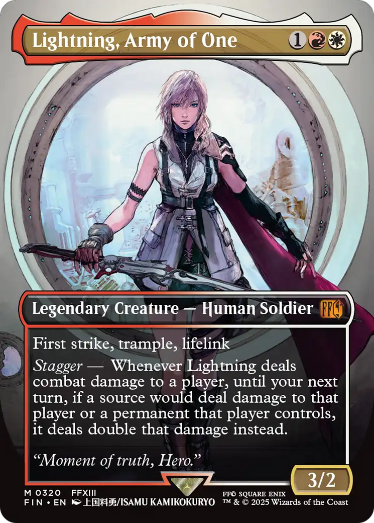 Lightning, Army of One Card Image