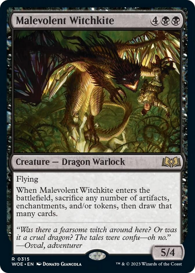 Malevolent Witchkite Card Image