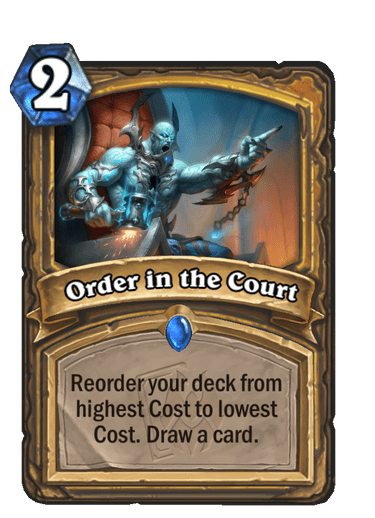 Order in the Court Card Image