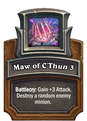 Maw of C'Thun 3 Card Image