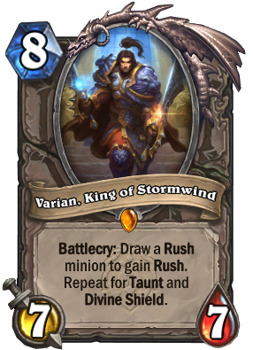 Varian, King of Stormwind Card Image