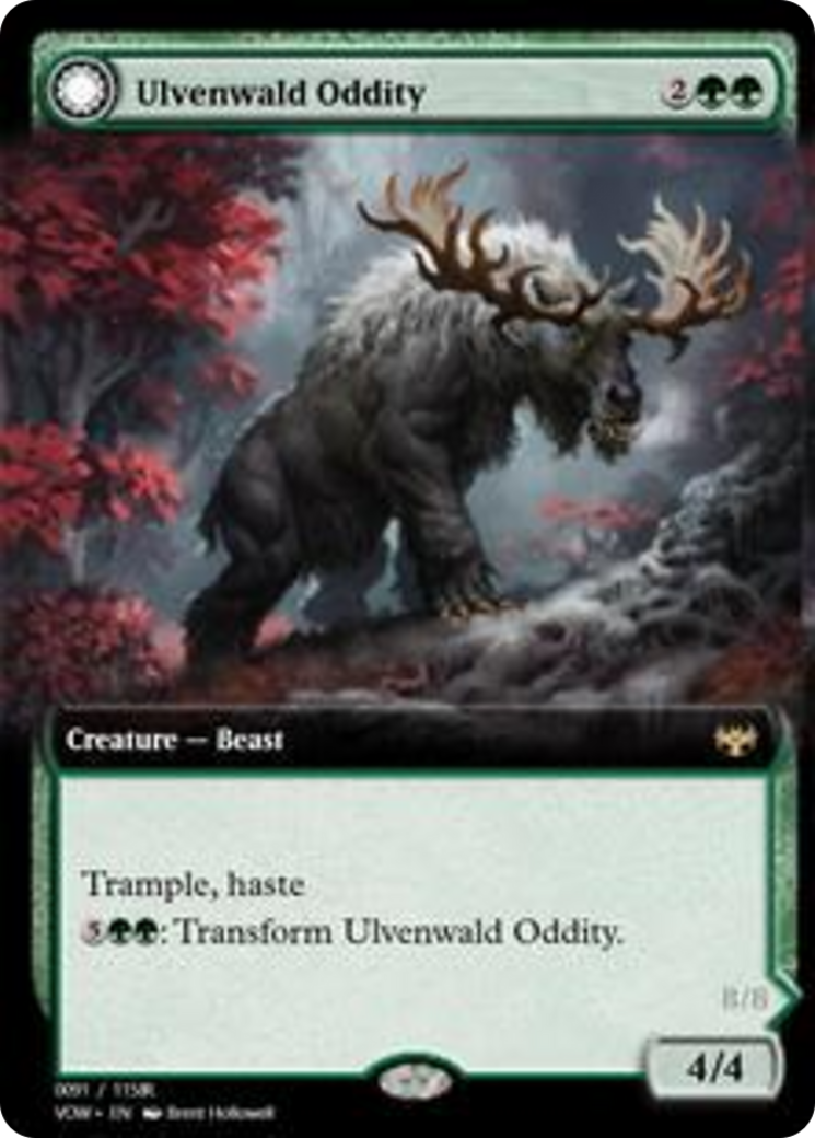 Ulvenwald Oddity // Ulvenwald Behemoth Card Image