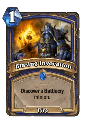 Blazing Invocation Card Image