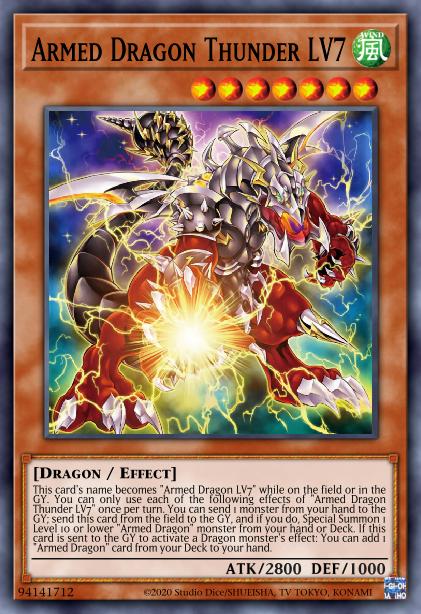 Armed Dragon Thunder LV7 Card Image