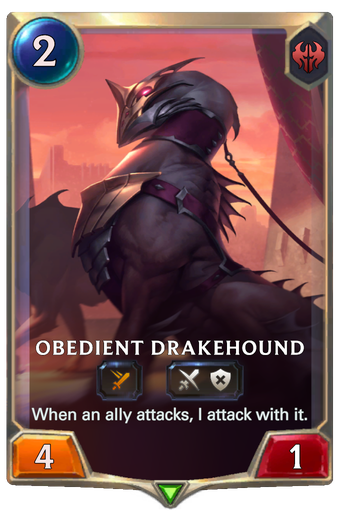 Obedient Drakehound Card Image