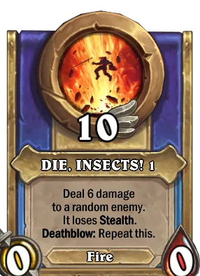 DIE, INSECTS! 1 Card Image