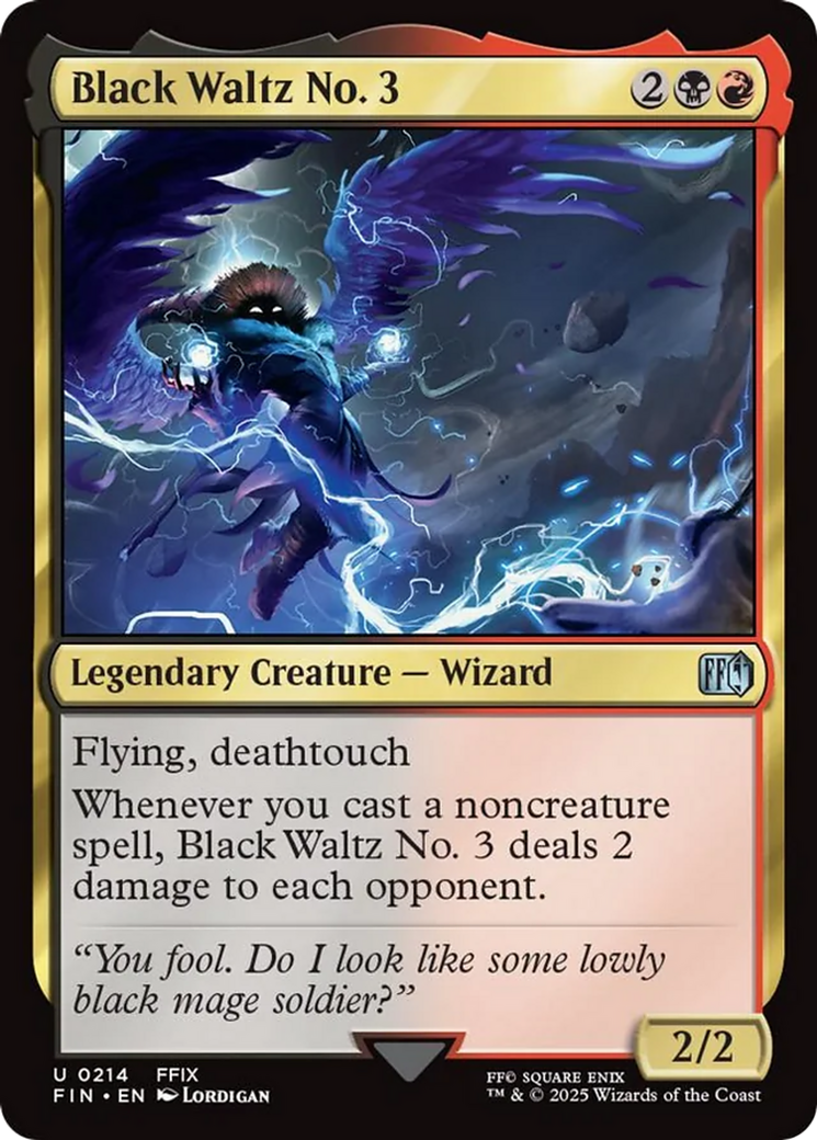 Black Waltz No. 3 Card Image