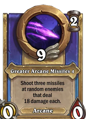 Greater Arcane Missiles 4 Card Image