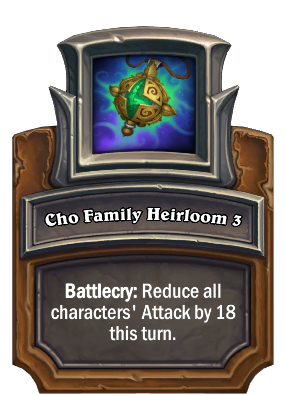 Cho Family Heirloom 3 Card Image