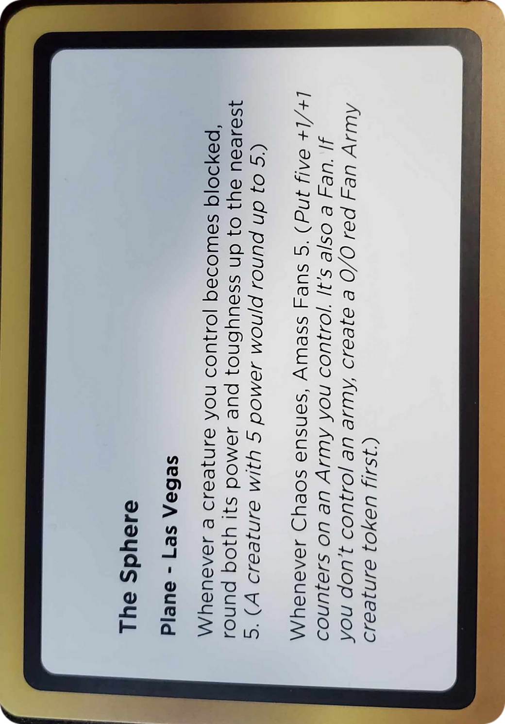 The Sphere Card Image