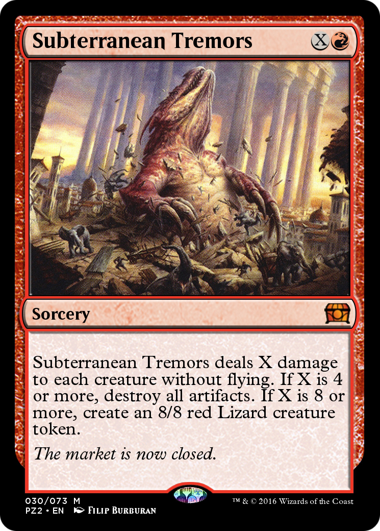 Subterranean Tremors Card Image