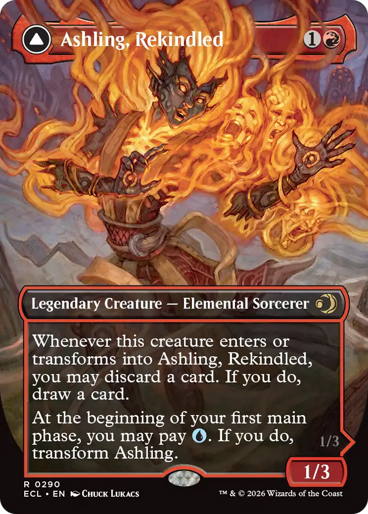 Ashling, Rekindled // Ashling, Rimebound Card Image