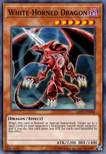 White-Horned Dragon Card Image