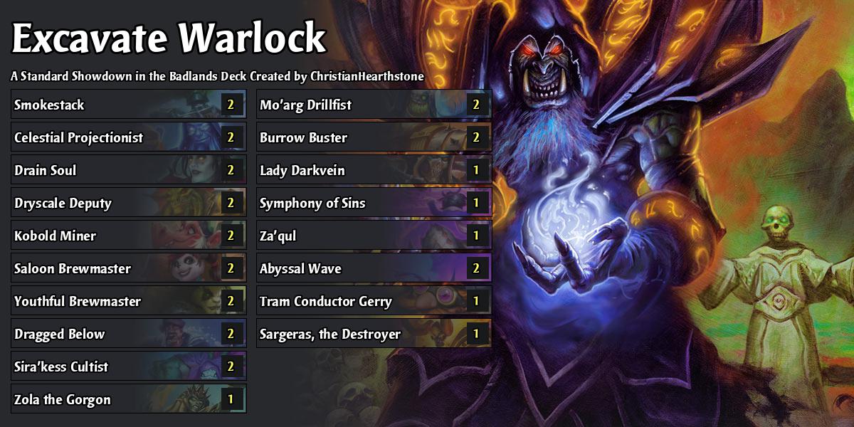 Hearthstone Showdown in the Badlands decks and deck codes