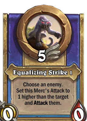 Equalizing Strike 1 Card Image