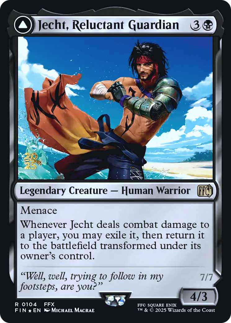Jecht, Reluctant Guardian // Braska's Final Aeon Card Image