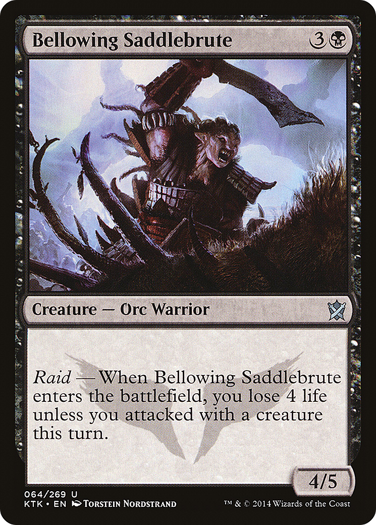 Bellowing Saddlebrute Card Image