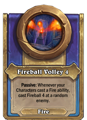 Fireball Volley 4 Card Image