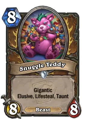 Snuggle Teddy Card Image