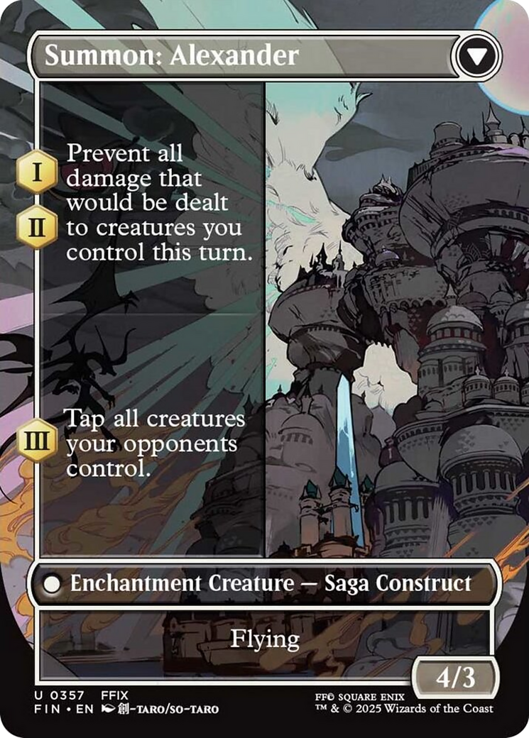 Crystal Fragments // Summon: Alexander Card Image