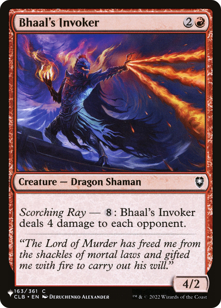 Bhaal's Invoker Card Image